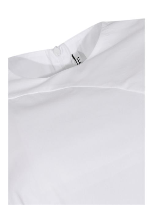 Top Gwen in popeline stretch di cotone Bianco Liviana Conti | L6SK03A01-0